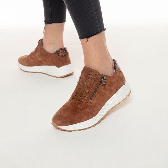 Linea Zeta Sneakers bruin - Maat 36 | bol.com