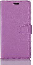 Samsung Galaxy S8 - Litchi Wallet Case - Paars