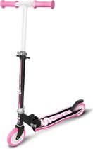 Skids Control 2-wiel Kinderstep Opvouwbaar Voetrem Roze/zwart