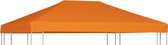 Prieeldak - PVC en stof - Oranje - 4x3 m (L x B) - 310 g/m² stofgewicht