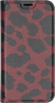 Design Softcase Booktype iPhone 11 Pro hoesje - Panter Rood