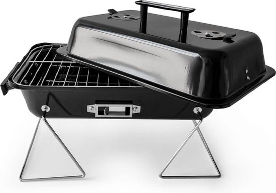 Draagbare barbecue - BBQ - met deksel - houtskool | bol.com