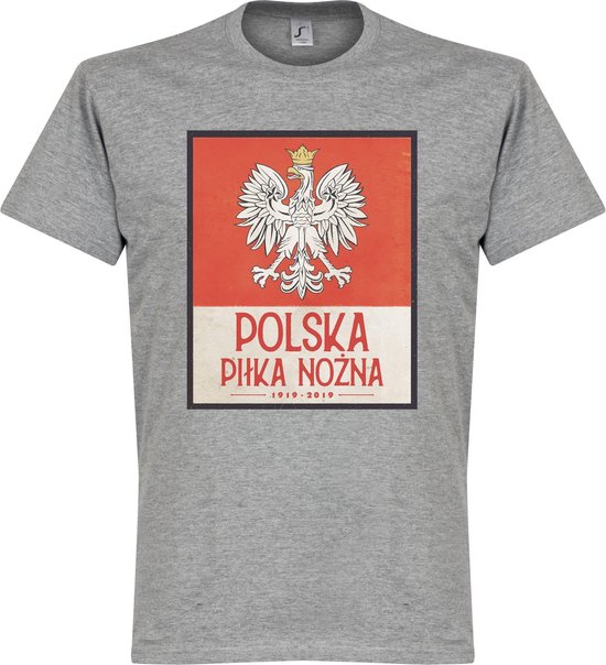 Polen Centenary T-Shirt - Grijs - XXXXL