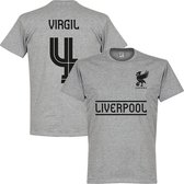 Liverpool Virgil 4 Team T-Shirt - Grijs - L