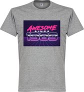 Awesome Since 1989 T-Shirt - Grijs - XL