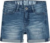 LEVV Guus - Blue Denim Jeans Shorts - maat 92