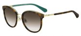 Kate Spade Zonnebril Adayna Dames Bruin/groen/goud