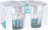 16x Drinkwaterglazen transparant - 360 ml - 16-delig - drinkglazen/frisdrankglazen