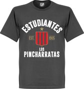 Estudiantes Established T-Shirt - Donkergrijs - S