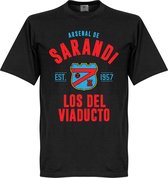 Arsenal de Sarandi Established T-Shirt - Zwart  - XXL
