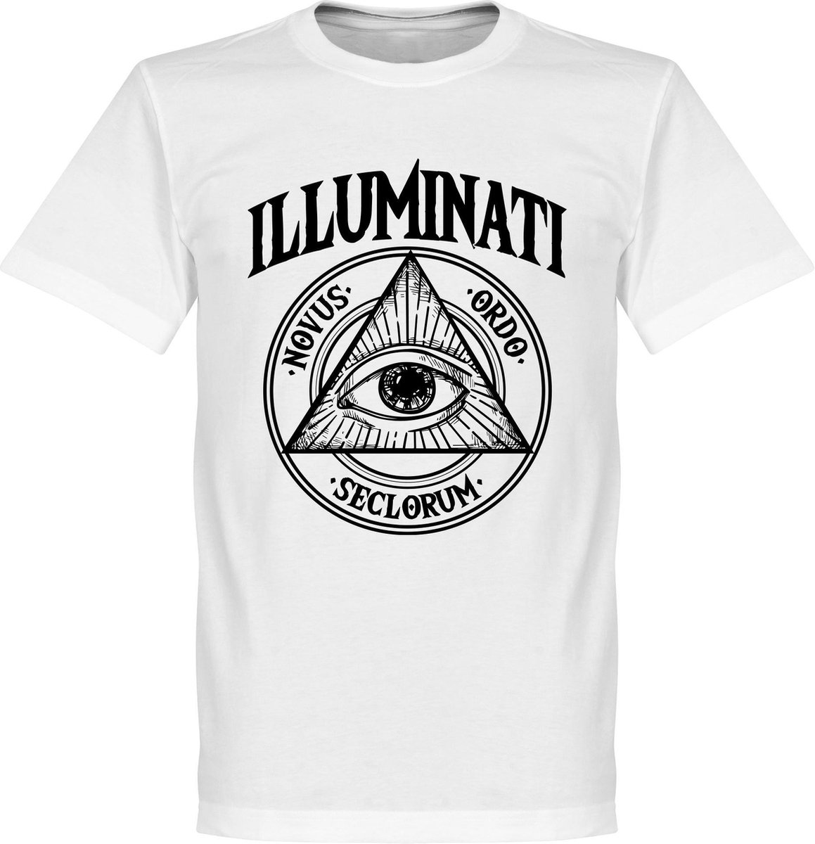 1159x1200.jpg Illuminati T-Shirt - Wit - XS - Afbeelding 1