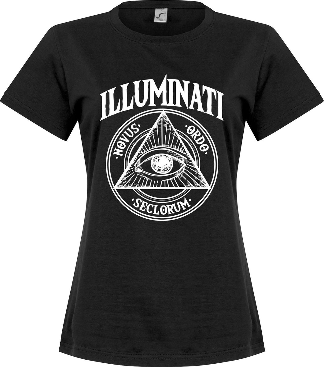 Illuminati Womens T-Shirt - Zwart - S