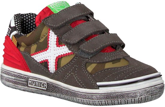 Munich Jongens Lage sneakers G3 Velcro - Grijs - Maat 26 | bol.com