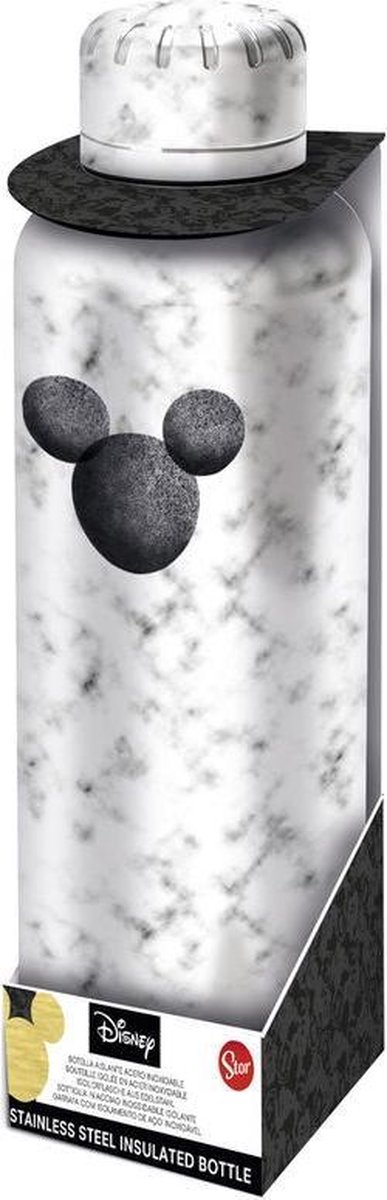Drinkfles - Mickey Mouse - wit/grijs - 515 ml