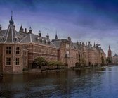 MyHobby Borduurpakket – Binnenhof in Den Haag 60×50 cm - Aida stof 5,5 kruisjes/cm (14 count)