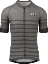 AGU Merino Stripe Fietsshirt Heren Six6 - Grijs - L