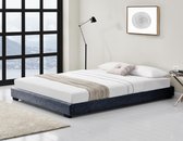 Corium Cadre de lit moderne avec sommier 180x200 cm gris foncé
