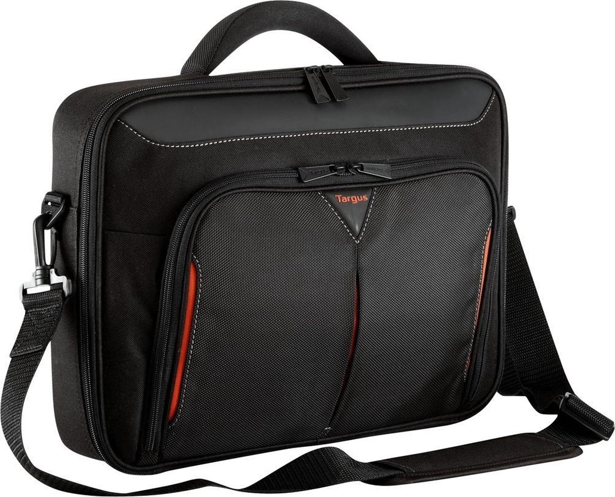 Targus Classic+ Laptoptas / 15-15,6 Inch / Zwart/Rood