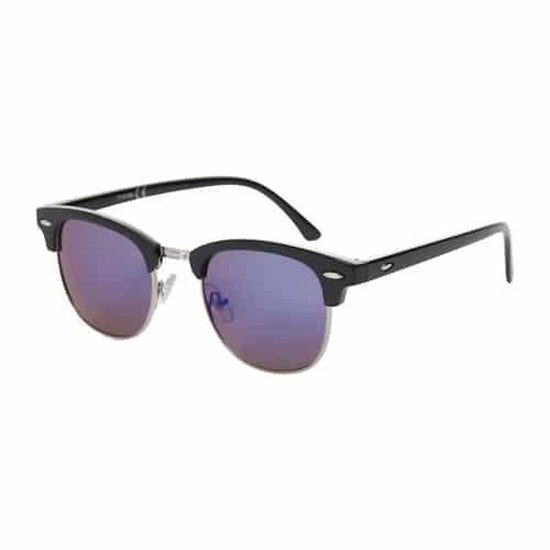 Freaky Glasses® – Club Style Zonnebril - Festival Bril – Rave Zonnebril - UV400 – Dames – Heren - Zilver - Blauw - Freaky Glasses