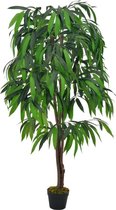 Kunstplant met pot mangoboom 140 cm groen