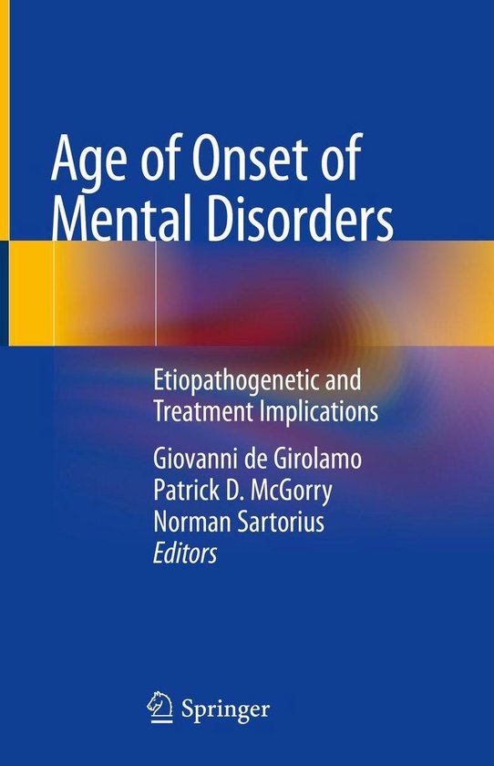 Age of Onset of Mental Disorders - cover