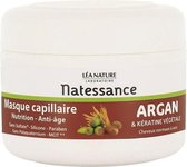 NATESSANCE Haarmasker Anti-aging - 200 ml - Argan- en plantaardige keratine - Voeding en anti-aging