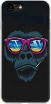 ADEL Siliconen Back Cover Softcase Hoesje Geschikt voor iPhone 6/ 6S - Apen Gorilla