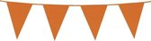 Guirlande de fête extérieure en plastique orange 500 mètres - Lignes de drapeau de 500 m - Ligne de drapeau du jour du roi - Décoration Coupe du monde / Championnat d'Europe