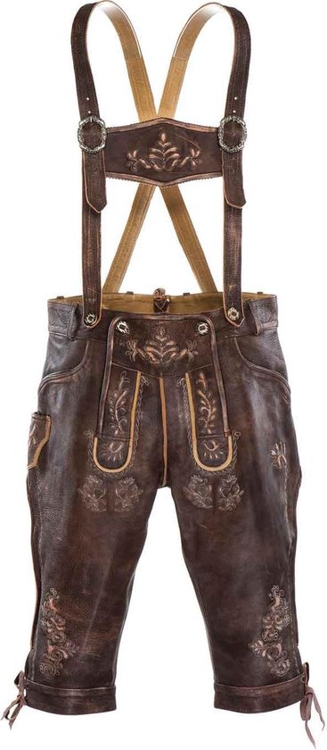 Tannhauser Korte Lederhose Ralf met Bretels 100
