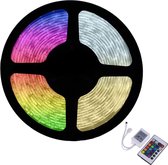 LED Strip Set RGB - 5 Meter - Waterdicht IP65 - Afstandsbediening - 12V - BSE