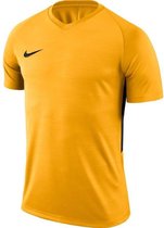 Nike Tiempo Premier SS Jersey Teamshirt Sportshirt - Maat M  - Mannen - geel,zwart