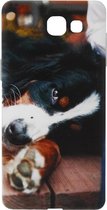 ADEL Siliconen Back Cover Softcase Hoesje Geschikt voor Samsung Galaxy A5 (2017) - Berner Sennenhond