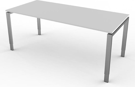 Eettafel Beta 180cm grijs hoogte verstelbaar bol.com