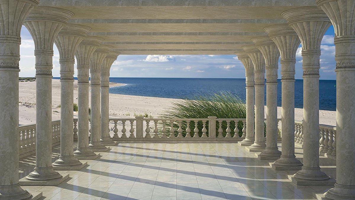 Beach Tropical View Photo Wallcovering