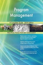 Program Management A Complete Guide - 2019 Edition