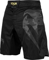 Venum Light 3.0 Fightshort - Camo zwart met Goud - L