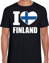I love Finland t-shirt zwart voor heren M