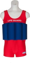 Beverly Kids UV drijfpakje Kinderen Life Guard - Rood - Maat 110