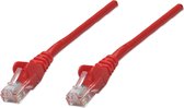 Intellinet 318198 - Câble réseau - RJ45 - 0,45 m - Rouge