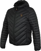 Fox Collection Quilted Jacket - Black Orange - Maat L