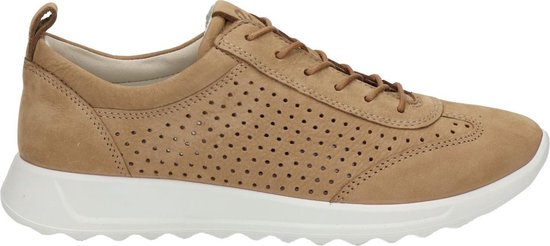 ECCO Flexure Runner Dames Sneaker - Cognac - Maat 39 | bol.com