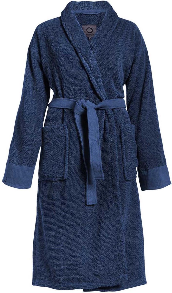Essenza Connect Organic Uni Badjas Blauw - L