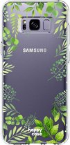 HappyCase Samsung Galaxy S8 Flexibel TPU Hoesje Leaves Print