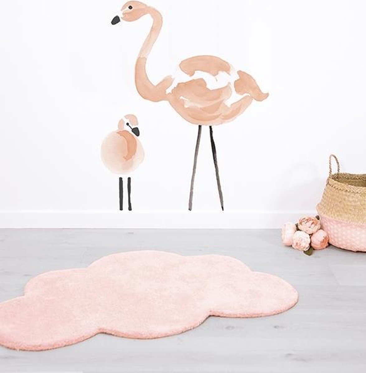 LILIPINSO Muursticker Flamingo XL Kinderkamer