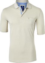 Redmond regular fit poloshirt - beige -  Maat: M