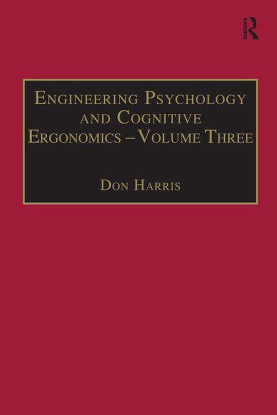 Engineering Psychology and Cognitive Ergonomics Series - Eng ... - cover
