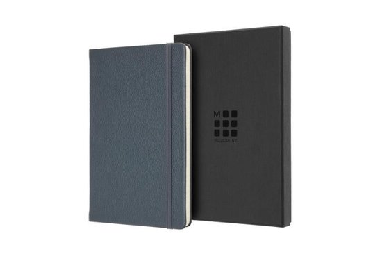 Moleskine Large Leather Ruled Notebook In Box: Avio