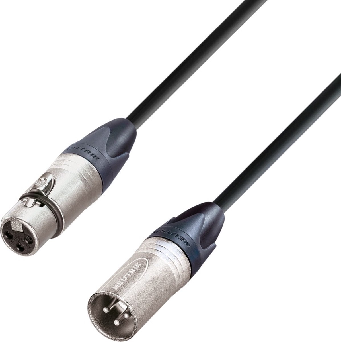 adam hall K5MMF0100 audio kabel 1 m XLR (3-pin) Zwart