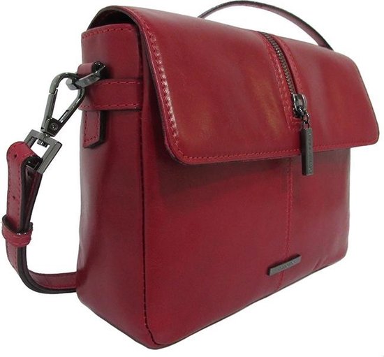 Claudio Ferrici Pelle Vecchia Schoudertas Red 22056