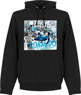 Ronaldo Bicycle Kick Hooded Sweater - Zwart - S